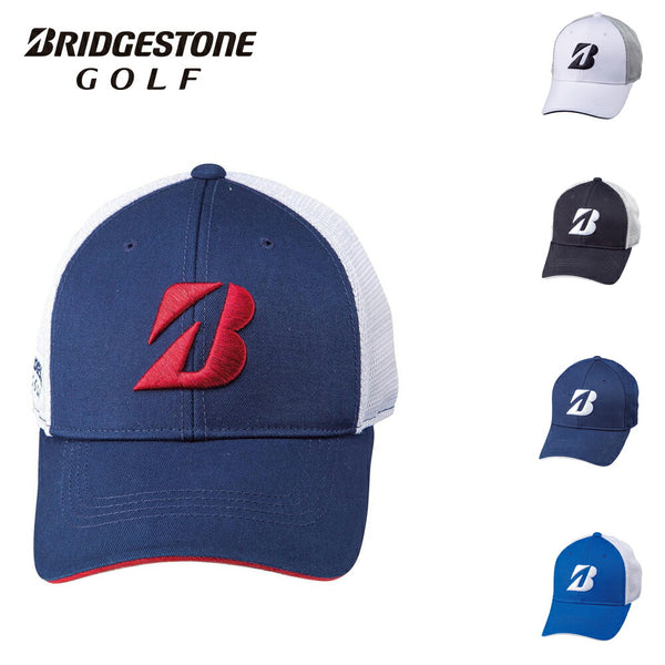 割引対象商品（3,000円以上） BRIDGESTONE（ブリヂストン）製品。BRIDGESTONE プロモデルハーフメッシュキャップ 24SS CPG314