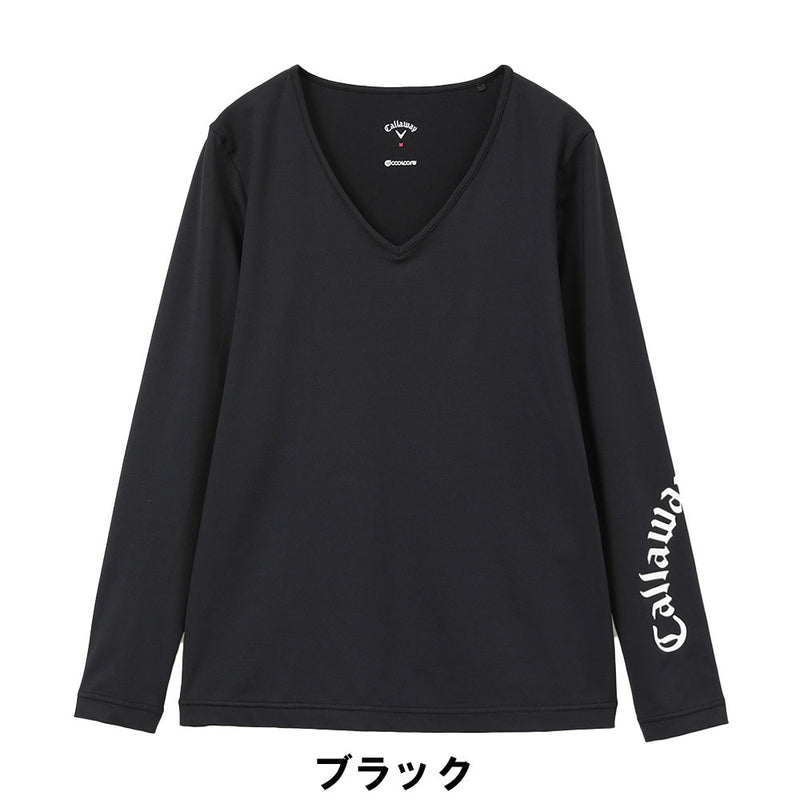 ベストスポーツ Callaway クールコア天竺Vネックインナーシャツ 25FW C24932201