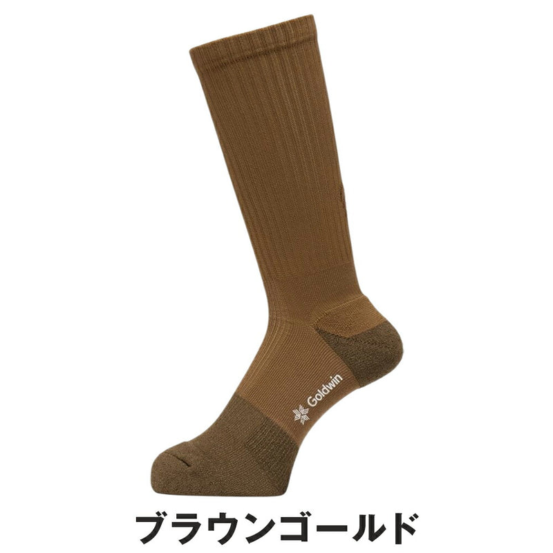 ベストスポーツ Goldwin（ゴールドウイン）製品。Goldwin C3fit ペーパーファイバーアーチサポートパイルミッドカットソックス ユニセックス GC25101