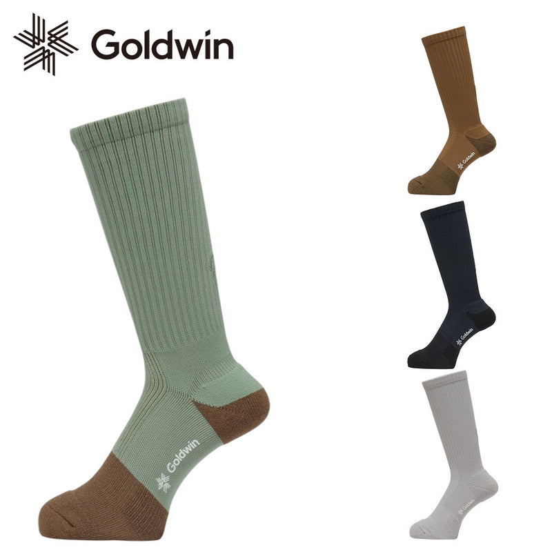 ベストスポーツ Goldwin（ゴールドウイン）製品。Goldwin C3fit ペーパーファイバーアーチサポートパイルミッドカットソックス ユニセックス GC25101