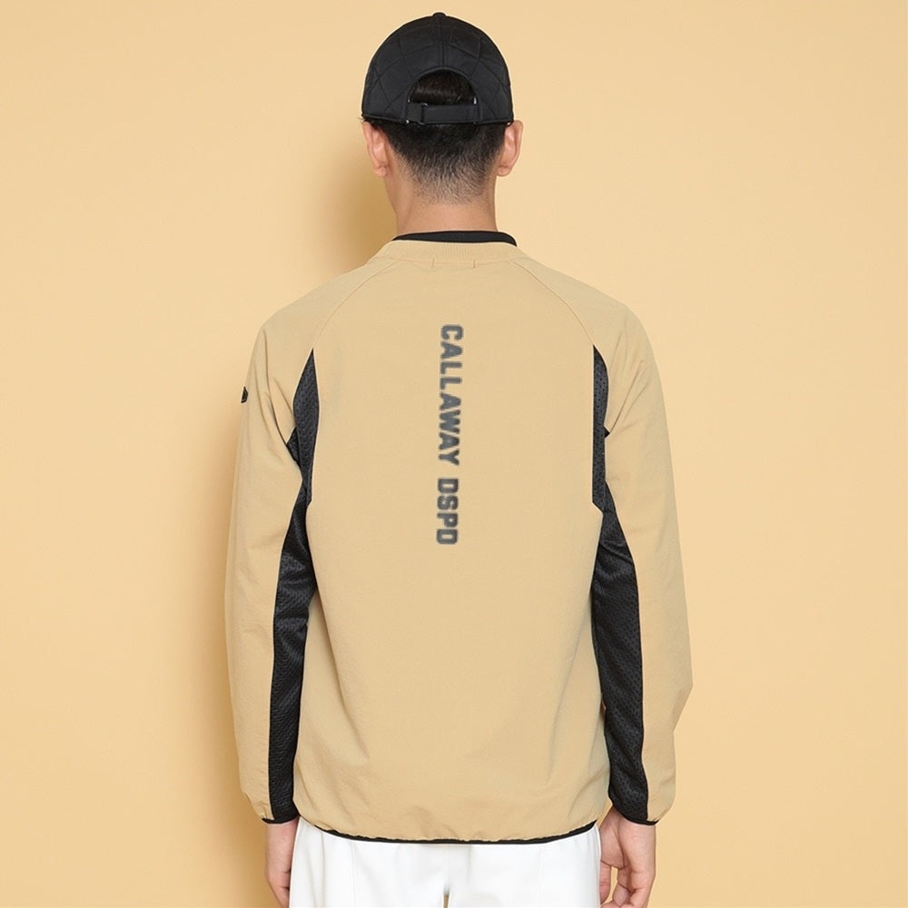 Callaway 8WAYストレッチ シワポリエステル撥水プルオーバーブルゾン