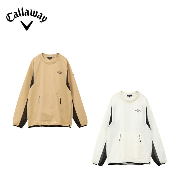 ゴルフ - ウェア - メンズ Callaway（キャロウェイ）製品。Callaway 8WAYストレッチ シワポリエステル撥水プルオーバーブルゾン 24FW C24215101