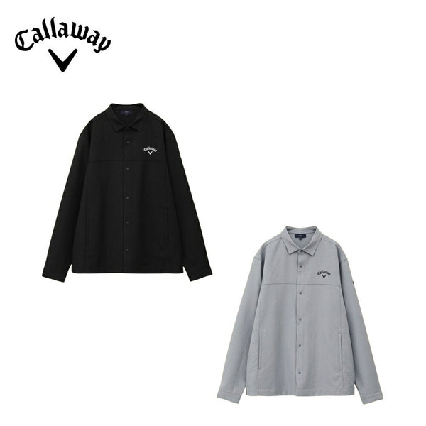 ゴルフ - ウェア - メンズ Callaway（キャロウェイ）製品。Callaway 8WAYストレッチ シワツイル&チェックプリントシャツブルゾン 24FW C24215102