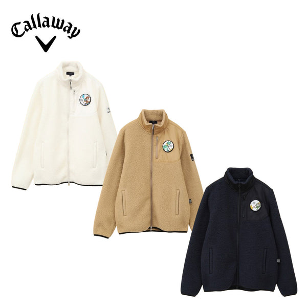 割引対象商品（3,000円以上） Callaway（キャロウェイ）製品。Callaway ToyStory / Callaway Collection シェルパフリースフルジップボア 24FW C24217130