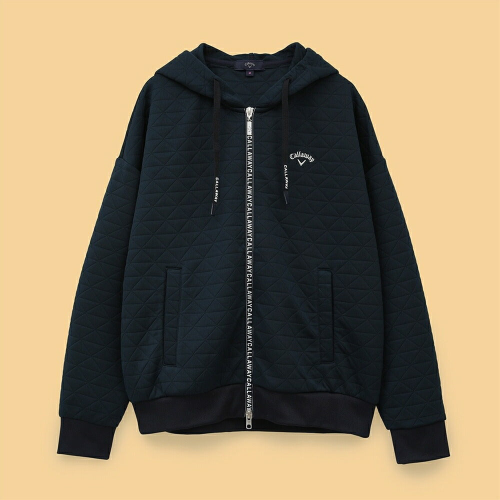 Callaway キルトスウェットフルジップパーカー 24FW C24217206