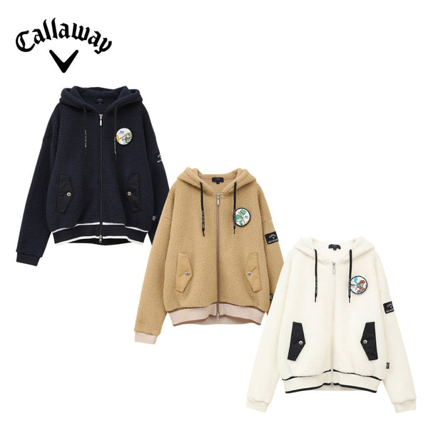 割引対象商品（3,000円以上） Callaway（キャロウェイ）製品。Callaway ToyStory / Callaway Collection シェルパフリースフルジップボア 24FW C24217230