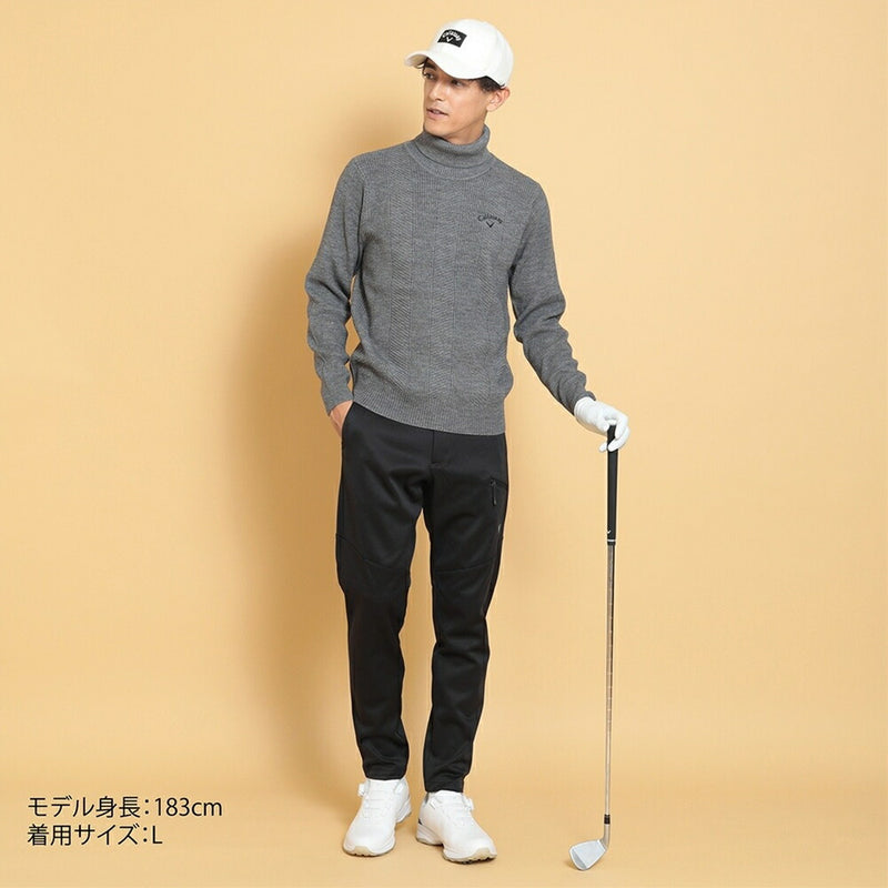 ベストスポーツ Callaway（キャロウェイ）製品。Callaway 畦編みタートルネックニット 24FW C24218107