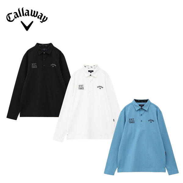 ゴルフ - ウェア - メンズ Callaway（キャロウェイ）製品。Callaway カノコ長袖シャツ 24FW C24233100