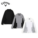ベストスポーツ Callaway（キャロウェイ）製品。Callaway カノコ&ドットエアモックネックシャツ 24FW C24233104