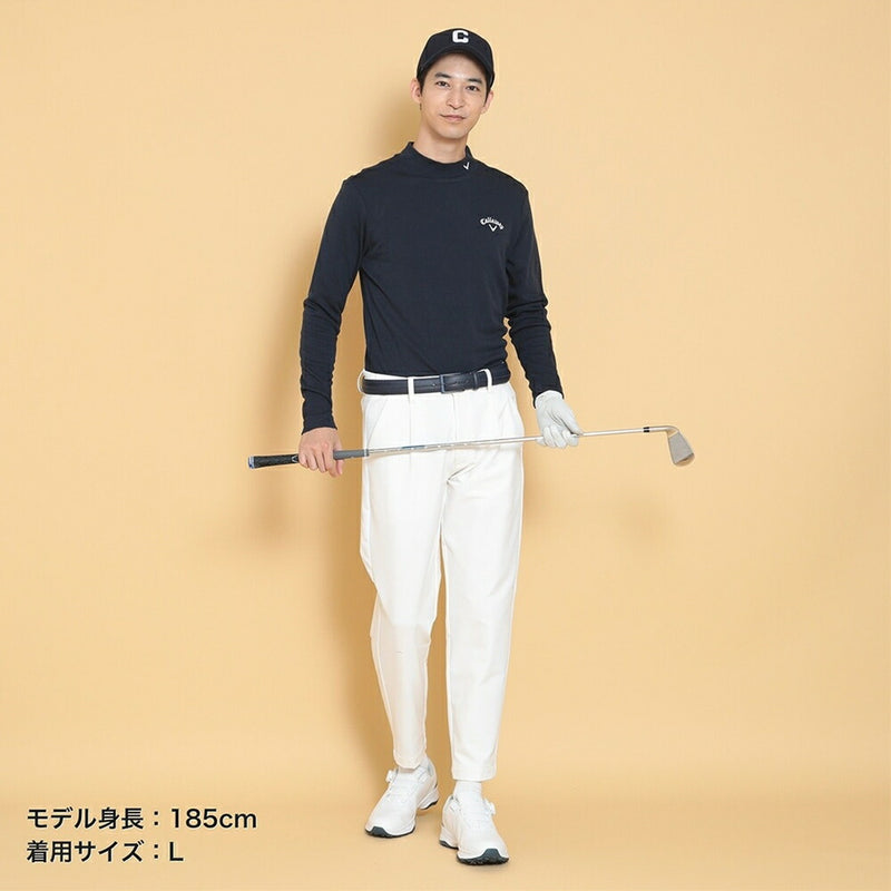 ベストスポーツ Callaway（キャロウェイ）製品。Callaway 裏起毛スムースモックネックシャツ 24FW C24233108