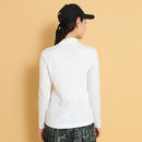 ベストスポーツ Callaway（キャロウェイ）製品。Callaway メタリックロゴ長袖モックネックシャツ 24FW C24233200