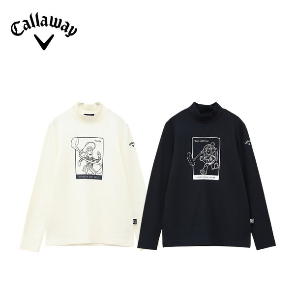 割引対象商品（3,000円以上） Callaway（キャロウェイ）製品。Callaway ToyStory / Callaway Collection ポンチモックネックシャツ 24FW C24233230