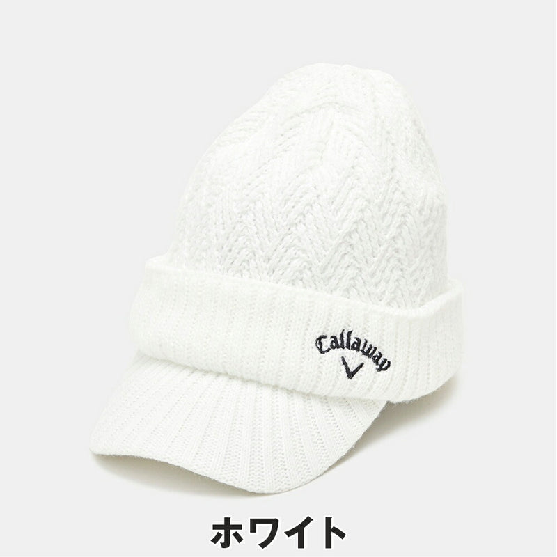 ベストスポーツ Callaway（キャロウェイ）製品。Callaway ツバ付きニットキャップ 24FW C24291123