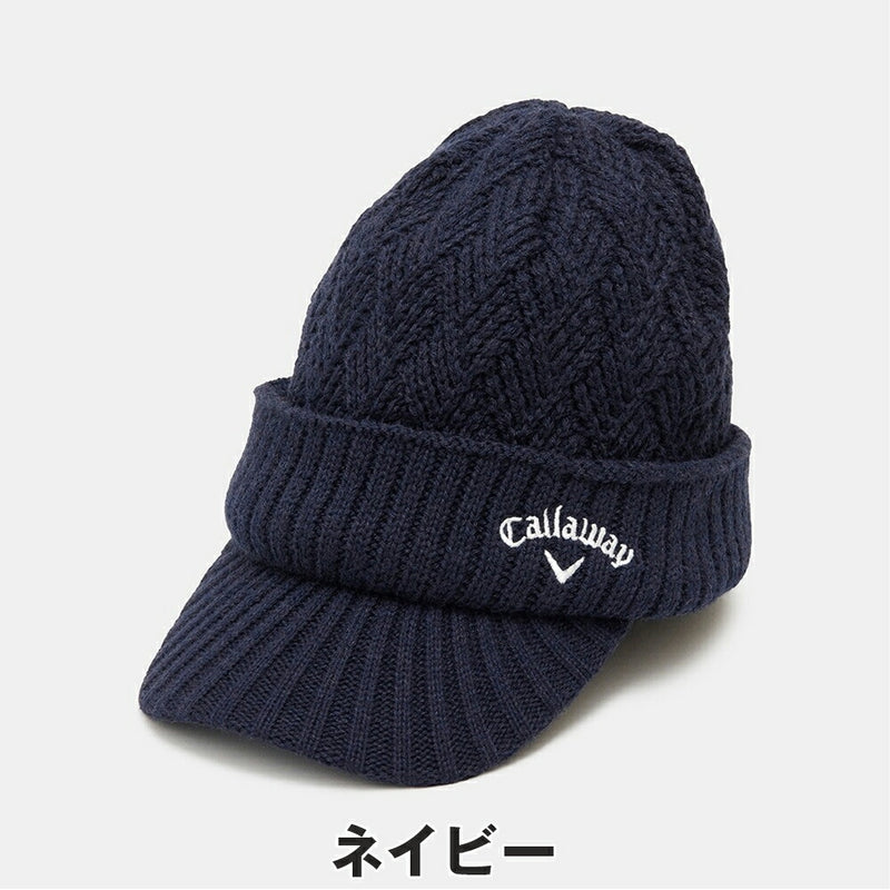 ベストスポーツ Callaway（キャロウェイ）製品。Callaway ツバ付きニットキャップ 24FW C24291123