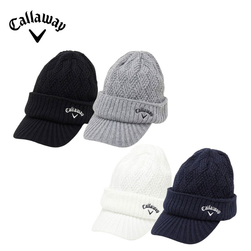 ベストスポーツ Callaway（キャロウェイ）製品。Callaway ツバ付きニットキャップ 24FW C24291123