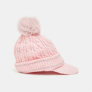 ベストスポーツ Callaway（キャロウェイ）製品。Callaway ファー梵天付きブリムニットキャップ 24FW C24291221