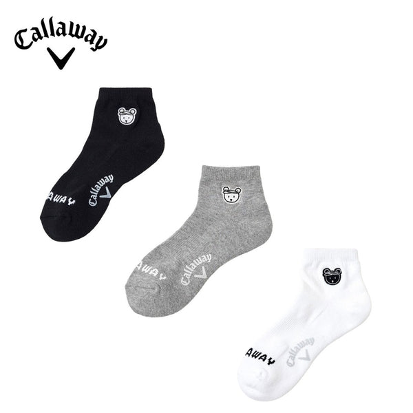 ゴルフ用品 2024年秋冬 Callaway（キャロウェイ）製品。Callaway アンクルソックス 24FW C24293203