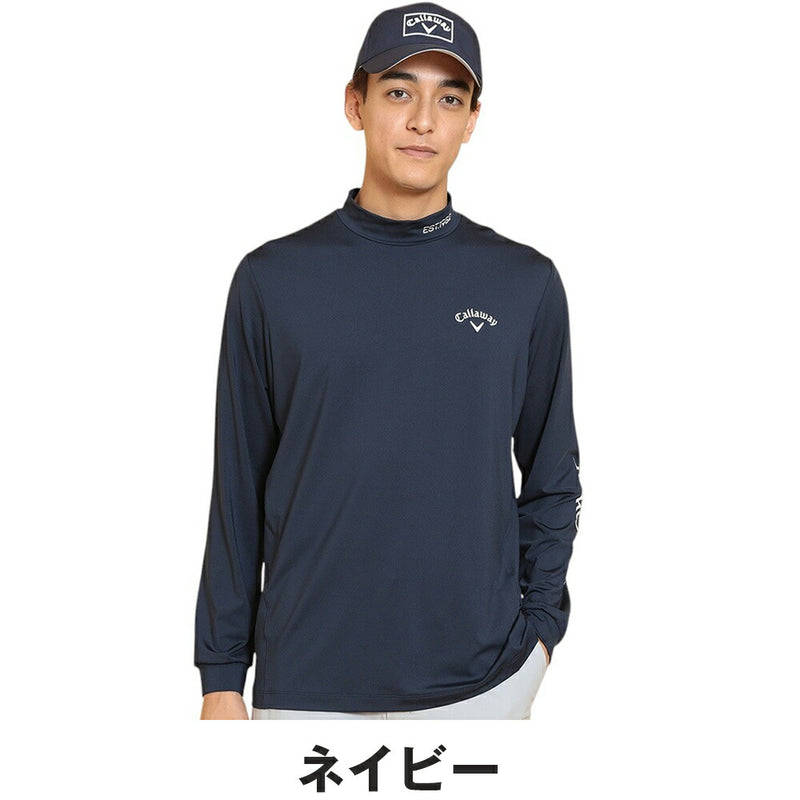 ベストスポーツ Callaway（キャロウェイ）製品。Callaway ストレッチスムース長袖モックネックシャツ 25SS C25133101