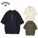 ベストスポーツ Callaway（キャロウェイ）製品。Callaway 半袖ニットポロシャツ 25SS C25134102