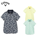 ベストスポーツ Callaway（キャロウェイ）製品。Callaway フラワープリント半袖ポロシャツ 25SS C25134207