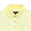 ベストスポーツ Callaway（キャロウェイ）製品。Callaway フラワープリント半袖ポロシャツ 25SS C25134207