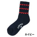 ベストスポーツ Callaway（キャロウェイ）製品。Callaway ラブキャロウェイ ハート柄ショートソックス 25SS C25193205