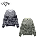ベストスポーツ Callaway（キャロウェイ）製品。Callaway ロゴジャカードニット 23FW C23218101