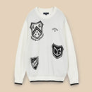 ベストスポーツ Callaway（キャロウェイ）製品。Callaway エンブレムジャカードニット 23FW C23218105