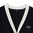 ベストスポーツ Callaway（キャロウェイ）製品。Callaway Vネックニットカーディガンベスト 23FW C23219201