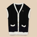 ベストスポーツ Callaway（キャロウェイ）製品。Callaway Vネックニットカーディガンベスト 23FW C23219201