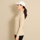 ベストスポーツ Callaway（キャロウェイ）製品。Callaway 裏起毛ラメスムース長袖モックネックシャツ 23FW C23233205