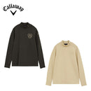 ベストスポーツ Callaway（キャロウェイ）製品。Callaway 裏起毛ラメスムース長袖モックネックシャツ 23FW C23233205