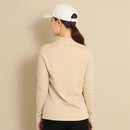 ベストスポーツ Callaway（キャロウェイ）製品。Callaway 裏起毛ラメスムース長袖モックネックシャツ 23FW C23233205