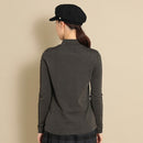 ベストスポーツ Callaway（キャロウェイ）製品。Callaway 裏起毛ラメスムース長袖モックネックシャツ 23FW C23233205