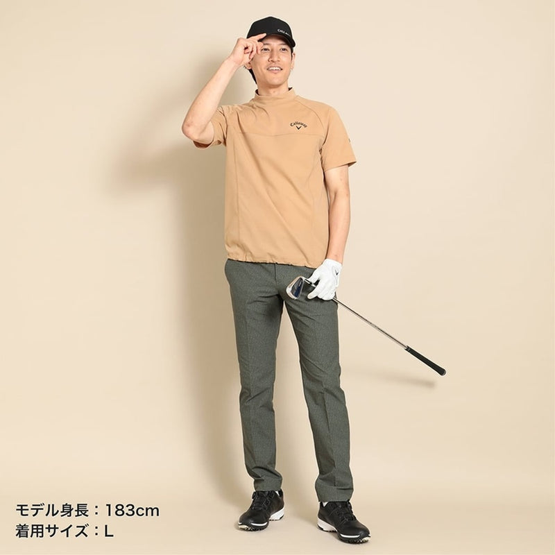 Callaway スパンカノコ/ドットエアーモックネックシャツ 23FW