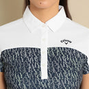 ベストスポーツ Callaway（キャロウェイ）製品。Callaway ロゴプリントカノコ半袖シャツ 23FW C23234204