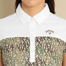 ベストスポーツ Callaway（キャロウェイ）製品。Callaway ロゴプリントカノコ半袖シャツ 23FW C23234204