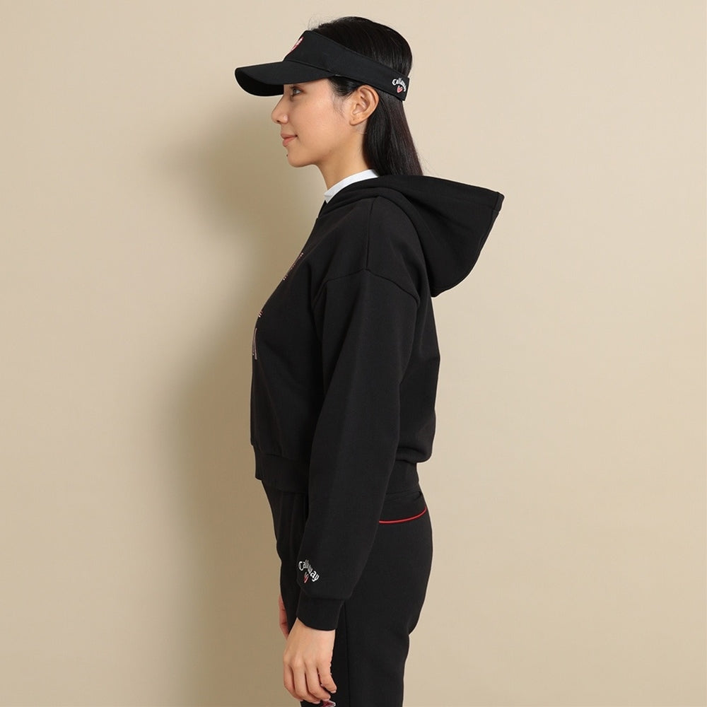 LOVE ラブ　キャロウェイ　レディース　スウェットパーカー　ブラック　未使用 Callaway Golf - LOVE ラブ キャロウェイ レディース スウェット
