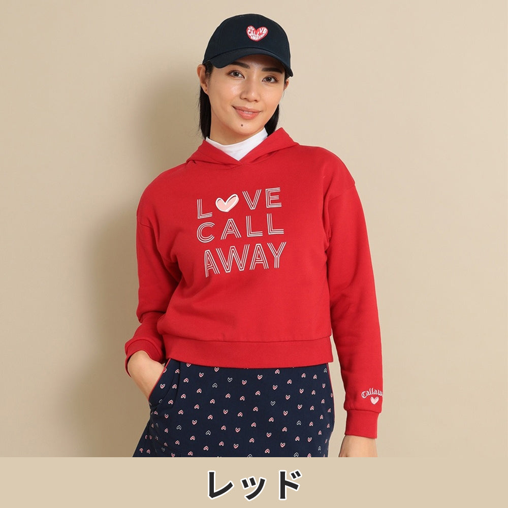 Callaway ラブキャロウェイ コットン裏毛スウェットパーカー 24SS