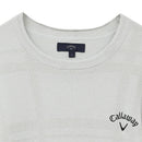 ベストスポーツ Callaway（キャロウェイ）製品。Callaway 河本プロ着用 ミニブークレチェック柄クルーネックニット 24SS C24118100