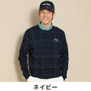 ベストスポーツ Callaway（キャロウェイ）製品。Callaway 河本プロ着用 ミニブークレチェック柄クルーネックニット 24SS C24118100