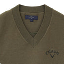ベストスポーツ Callaway（キャロウェイ）製品。Callaway アーガイル綿タッチVネックニットベスト 24SS C24119102