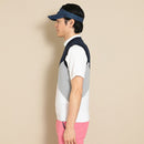 ベストスポーツ Callaway（キャロウェイ）製品。Callaway アーガイル綿タッチVネックニットベスト 24SS C24119102