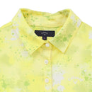 ベストスポーツ Callaway（キャロウェイ）製品。Callaway 藤田プロ着用 裏クール アイレットカノコフラワープリントシャツ 24SS C24134219