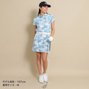 ベストスポーツ Callaway（キャロウェイ）製品。Callaway 藤田プロ着用 裏クール アイレットカノコフラワープリントシャツ 24SS C24134219