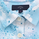 ベストスポーツ Callaway（キャロウェイ）製品。Callaway 藤田プロ着用 裏クール アイレットカノコフラワープリントシャツ 24SS C24134219