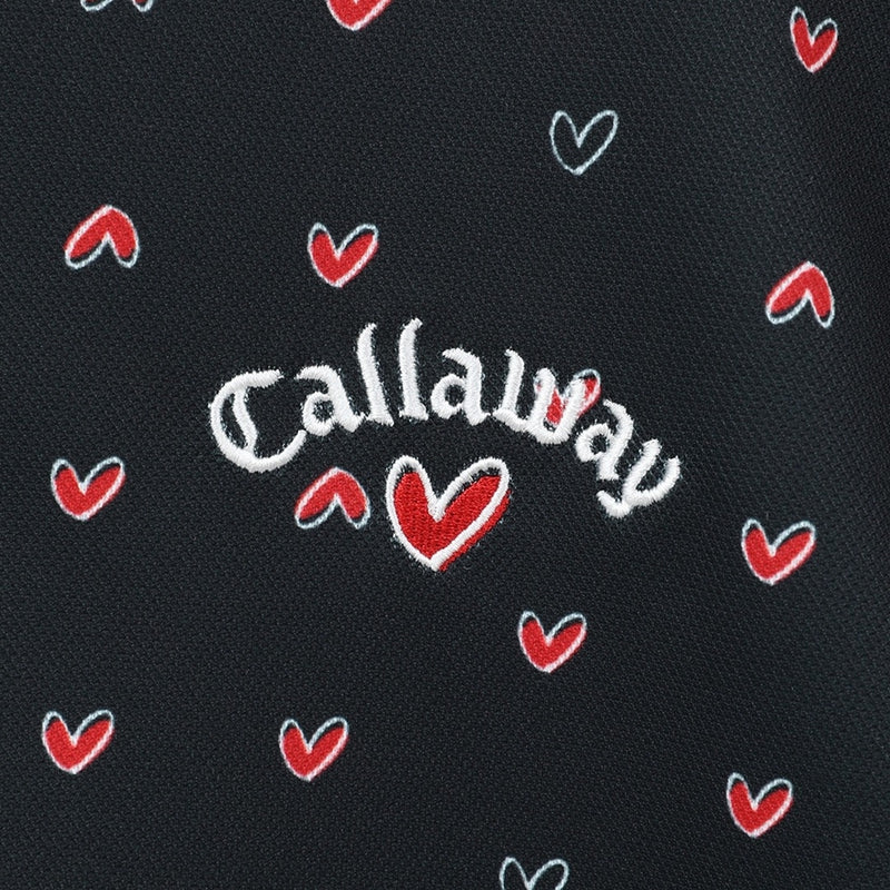 ベストスポーツ Callaway（キャロウェイ）製品。Callaway 藤田プロ着用 ラブキャロウェイ カノコ半袖ポロシャツ 24SS C24134222