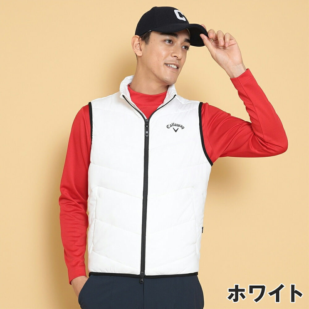 Callaway スターストレッチ フルジップ中綿ベスト 24FW C24216100