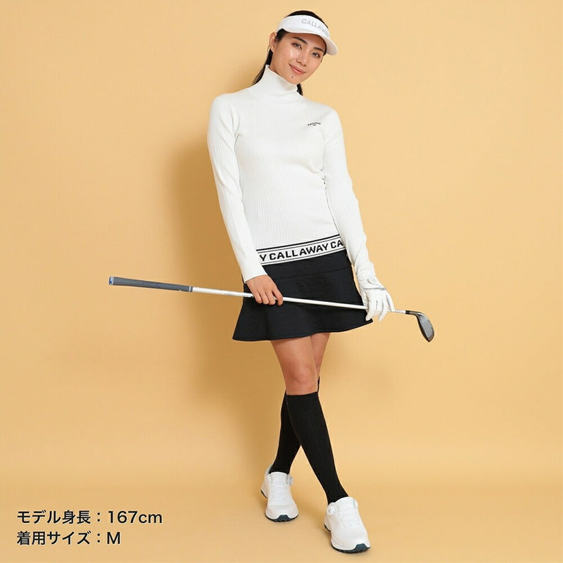 ベストスポーツ Callaway（キャロウェイ）製品。Callaway 長袖ハイネックプレーンニット 24FW C24218202