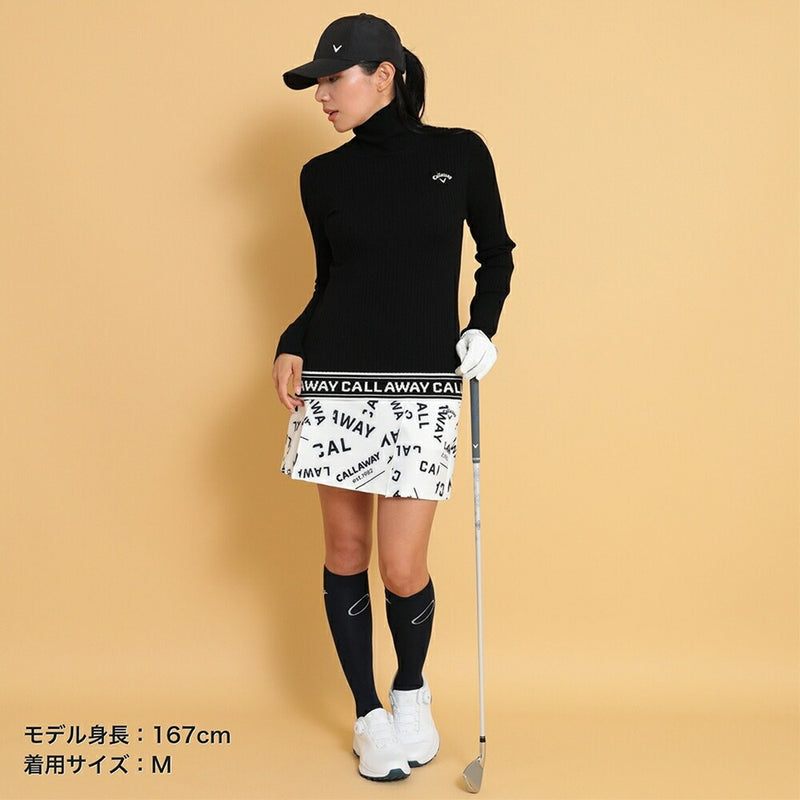 ベストスポーツ Callaway（キャロウェイ）製品。Callaway 長袖ハイネックプレーンニット 24FW C24218202